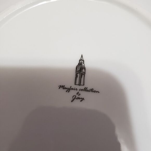 Chintz Purple Pansy Violet Triangular Decoritive Plate 8" - Picture 4 of 7